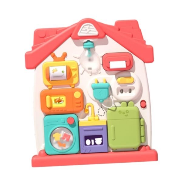 bnf® Busy Board Toy Multifunction Montessori Toy for Ages 0-3 Years Kids Children Red | Toys for Baby | Developmental Baby Toys