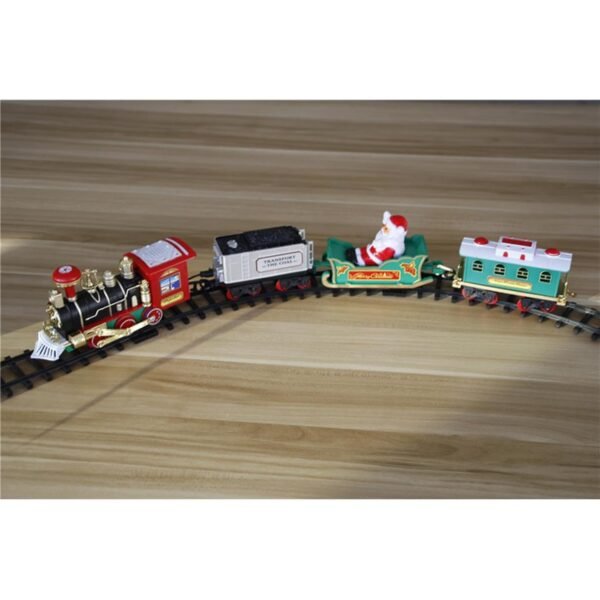 Toy Railway Track Kid Toy with Lights and Sounds for New Year Girls Boys - Image 2
