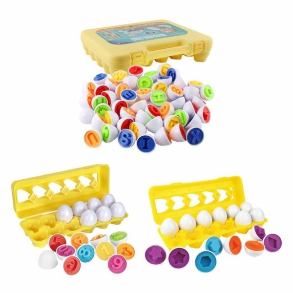 bnf® Toddler Matching Egg Toys Kids Early Educational Learning Toy Style 1 Baby | Toys for Baby | Developmental Baby Toys - Image 4
