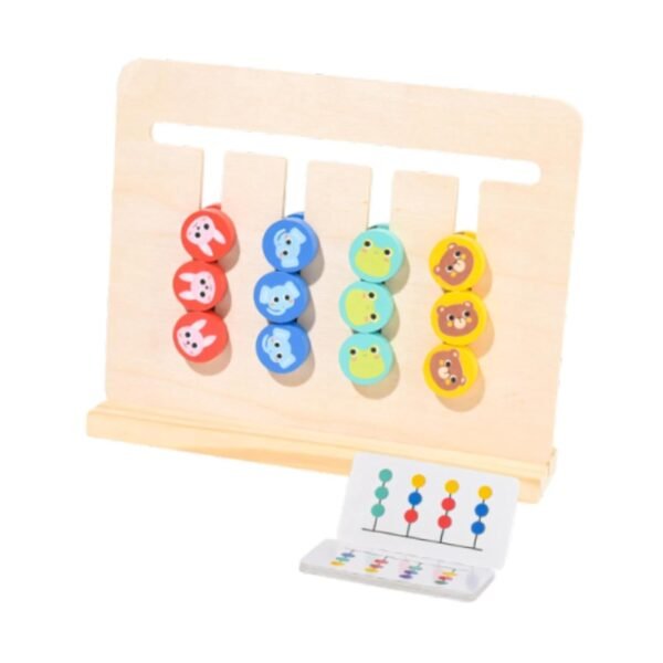 LR Decor Color Matching Slide Puzzle Kids Age 3 4 5 6 7 Years Old Strategy Board Game - Image 6