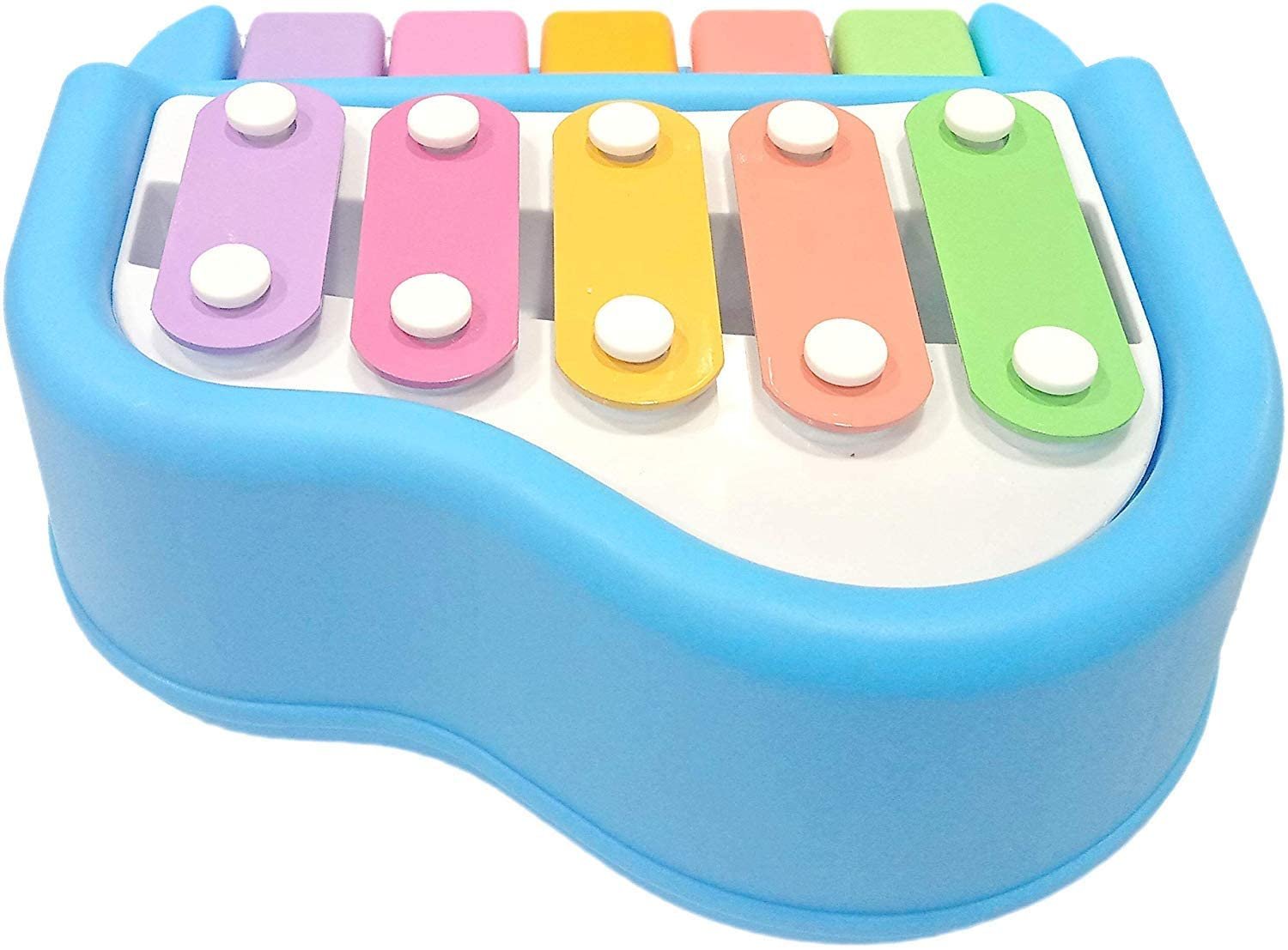 Fun Express 2 in 1 Baby Piano Xylophone Toy - 8 Multicolored Key Keyboard Xylophone Piano for Toddlers 1-3 Years Old | Preschool Educational Musical Learning Instruments Toy for Baby Kids Girls Boys - Image 3