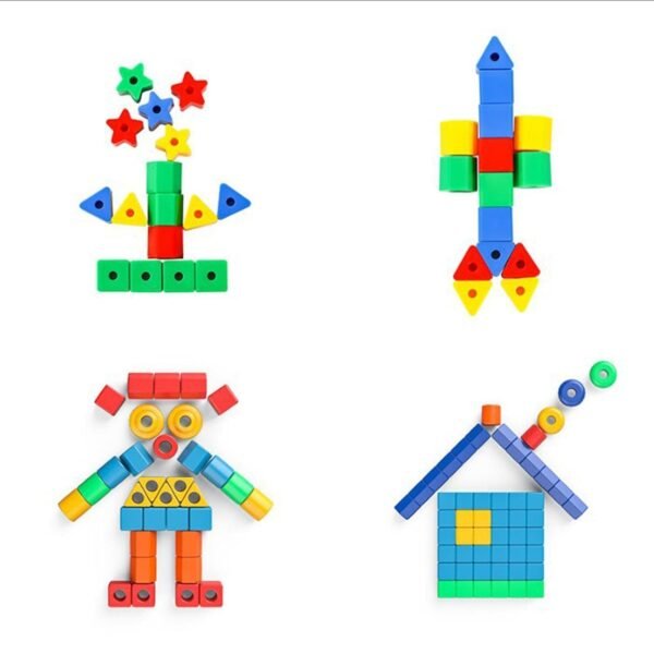 bnf® 50Pcs Montessori Beads Toys Early Learning Educational Toys for Children Baby | Toys for Baby | Developmental Baby Toys - Image 5