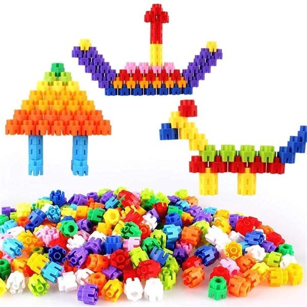 Building Blocks for Kids - Hexagonal Educational Medium Size Building Smart Blocks for 3-8 Years Old Kids Boy, Block Game, Educational Toys for Kids-Multi(Hexa Blocks, 90 Pcs)