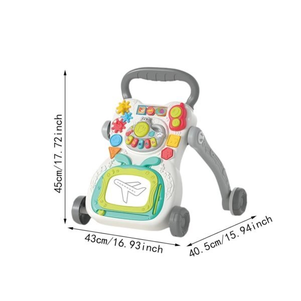 Baby Activity Walking Toy Walking Toy for Infants Boys and Girls 6-12 Months Green - Image 3