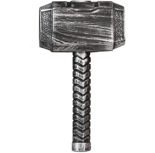 Thor Hammer for Halloween Props | Cosplay | Thor Props Costume Accessories | Toys for Halloween - Black - Image 4
