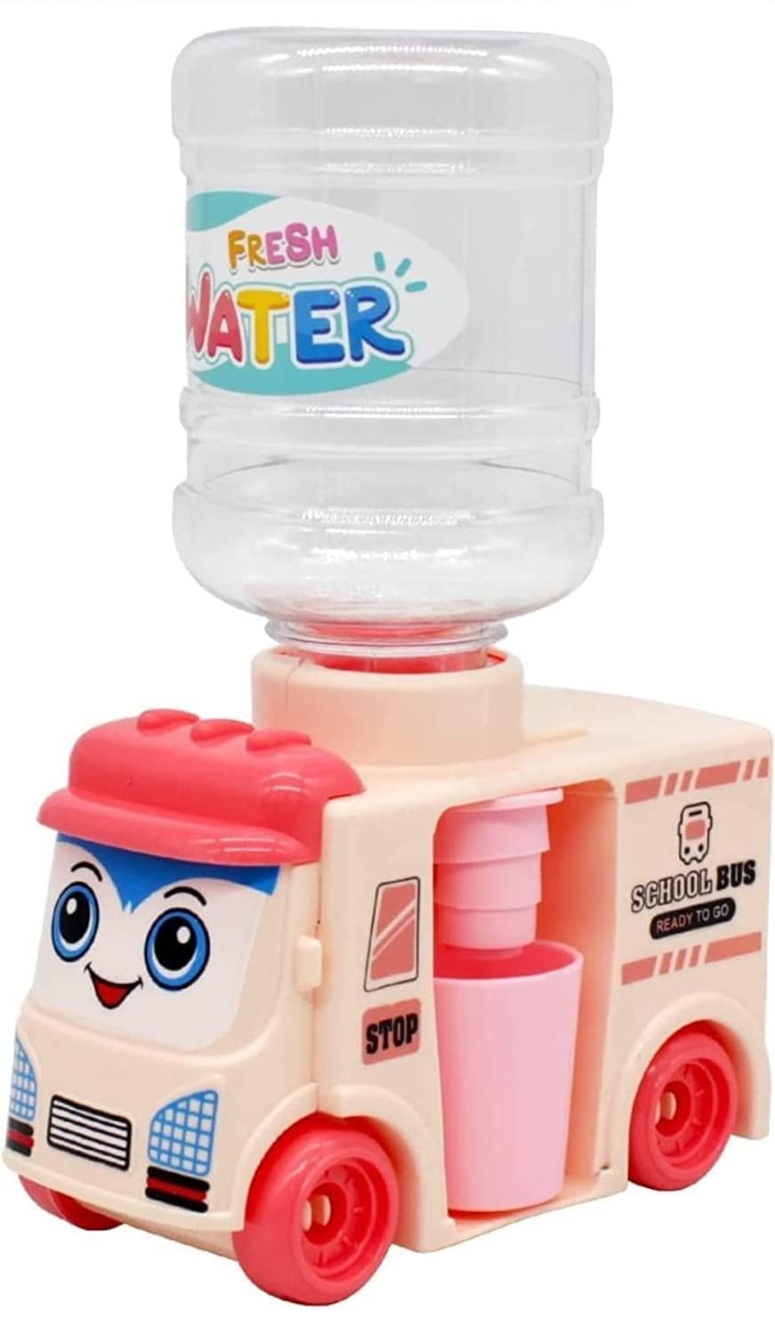 Occasion Bus Water Toy School Bus Children\'S Toy Mini Bus Water Dispenser Moving Wheels School Bus Car Toy With Mini Water Dispenser Tank For Kids