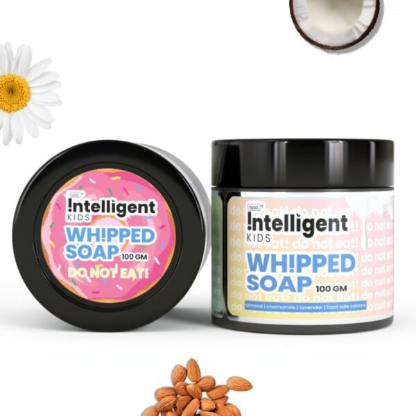Tuco® Kids Whipped Soap 100gm with Coconut, Almond and Soap Butter for Independent Bathing
