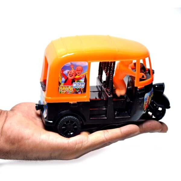 Arb Toys Pull Back Plastic Auto Rickshaw Model Toy - Perfect For Playtime Adventures, Ideal Toy For Boys & Girls 2 Years Above (Pack Of 1) Color May Vary (Black) - Kids - Image 5