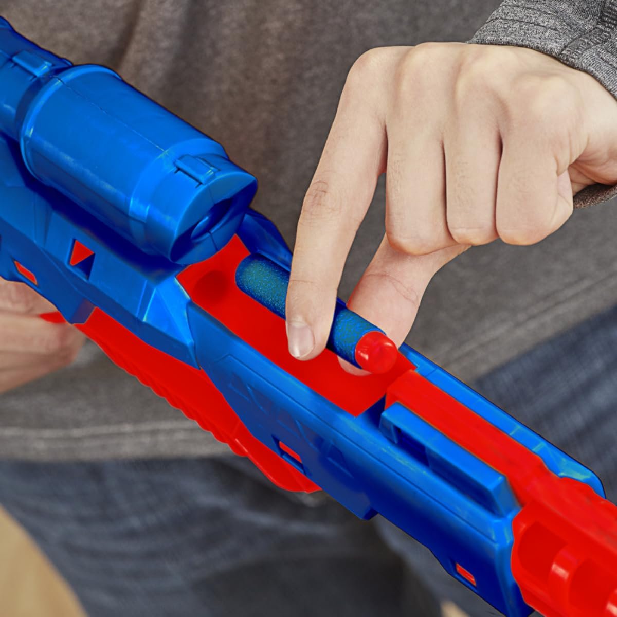 Nerf Alpha Strike Wolf LR-1 Blaster with Targeting Scope, 12 Nerf Darts, Toys for Kids Teens and Adults, Fun Gift Toy for Boys, Birthday Gift Toy for Kids Ages 8+ - Image 5