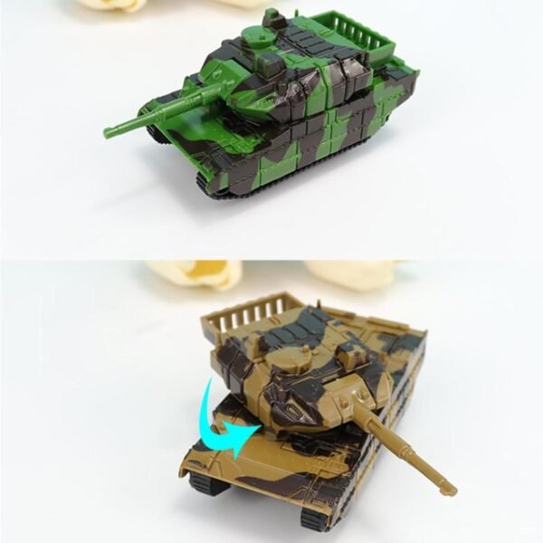 Lyla 6xPull Back Tank Model Toy Realistic Kids Tank for 3-7 Years Old Kids Gift - Image 3