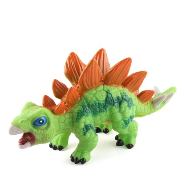 Amitasha Stygimoloch Dinosaur Toys for Kids 3-5 Years Big Size Rubber Wild Animal Figurine for Boys Girls Educational Birthday Gift for Boys & Girls – Squeeze to Hear Sound