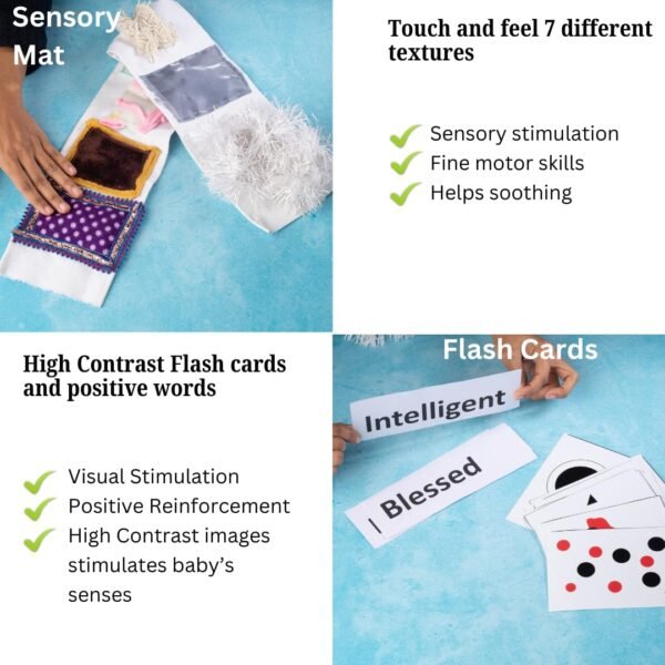 Montessori Learning Toy | Early Child Brain Development | Box 1 :0-1.5 Years | Sensory Learning, Problem/Puzzle Solving, Logical Thinking and Motor Skills, Educational - Image 2