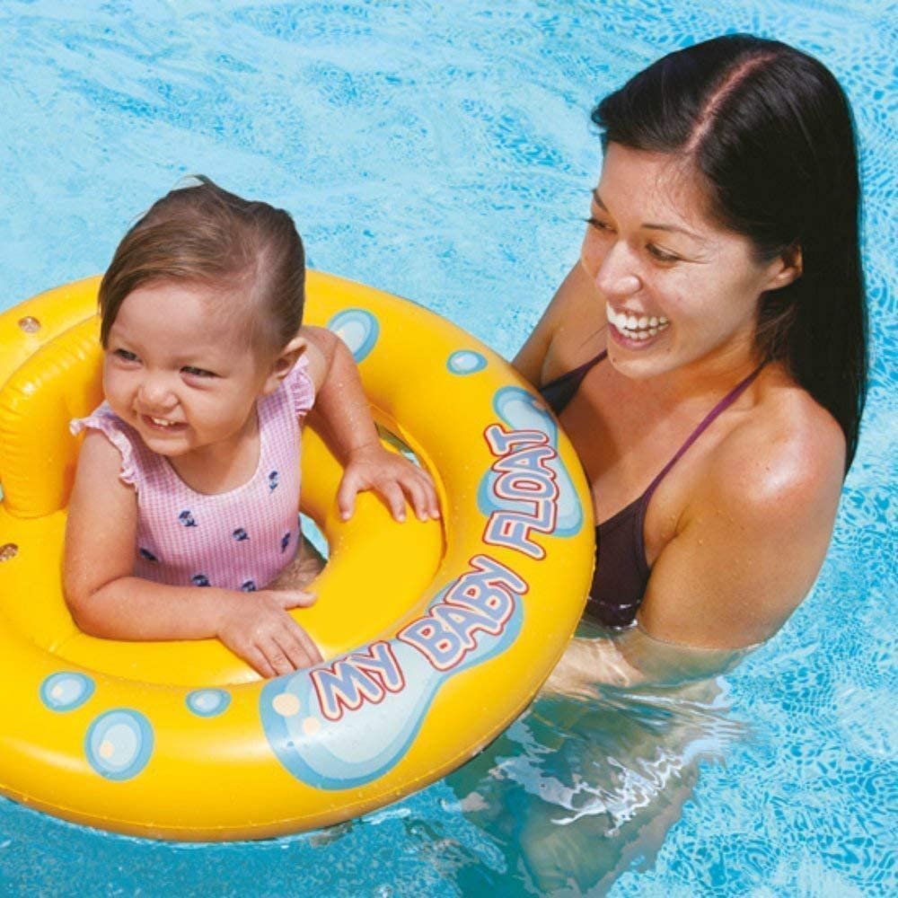 Inflatable Baby Float Ring Swimming Pool Toys Tube Raft for Babies Swimming Toy Stuff & Toddlers 1-3 Years | 26.5 - Image 2