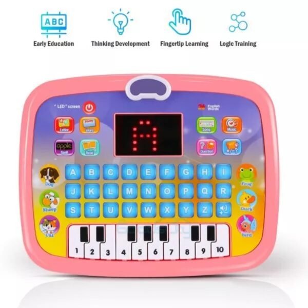 KTRS Enterprise 2 Year Old Girls Boys Learning Toys, Tablet Toy , Educational Learning Toys with Light and Music Gift for ABC Learning Toys for Kids Ages 1-3 - Image 6