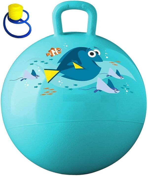 TORIOX Hop Ball for Kids Ages 3-6 Year, Sit and Bounce Rubber Hop Ball for Boys Girls Toys, Jumping Balls for Kids, Bouncing Inflatable Sit and Bounce Hop Ball for Child,Size: 65 cm Multicolour