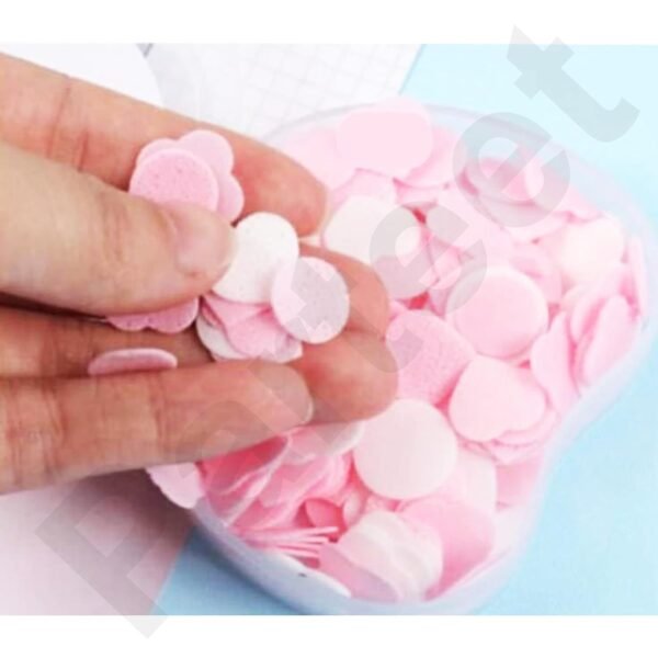 Parteet Pack of 6 Paper Soap | Disposable Mini Soap Paper | Scented Paper Soap Bath Flakes | Portable Flower Tube Petals | Apple Shape Bottle Paper Soap For Travelling (Pack of 6, Assorted Color) - Image 6