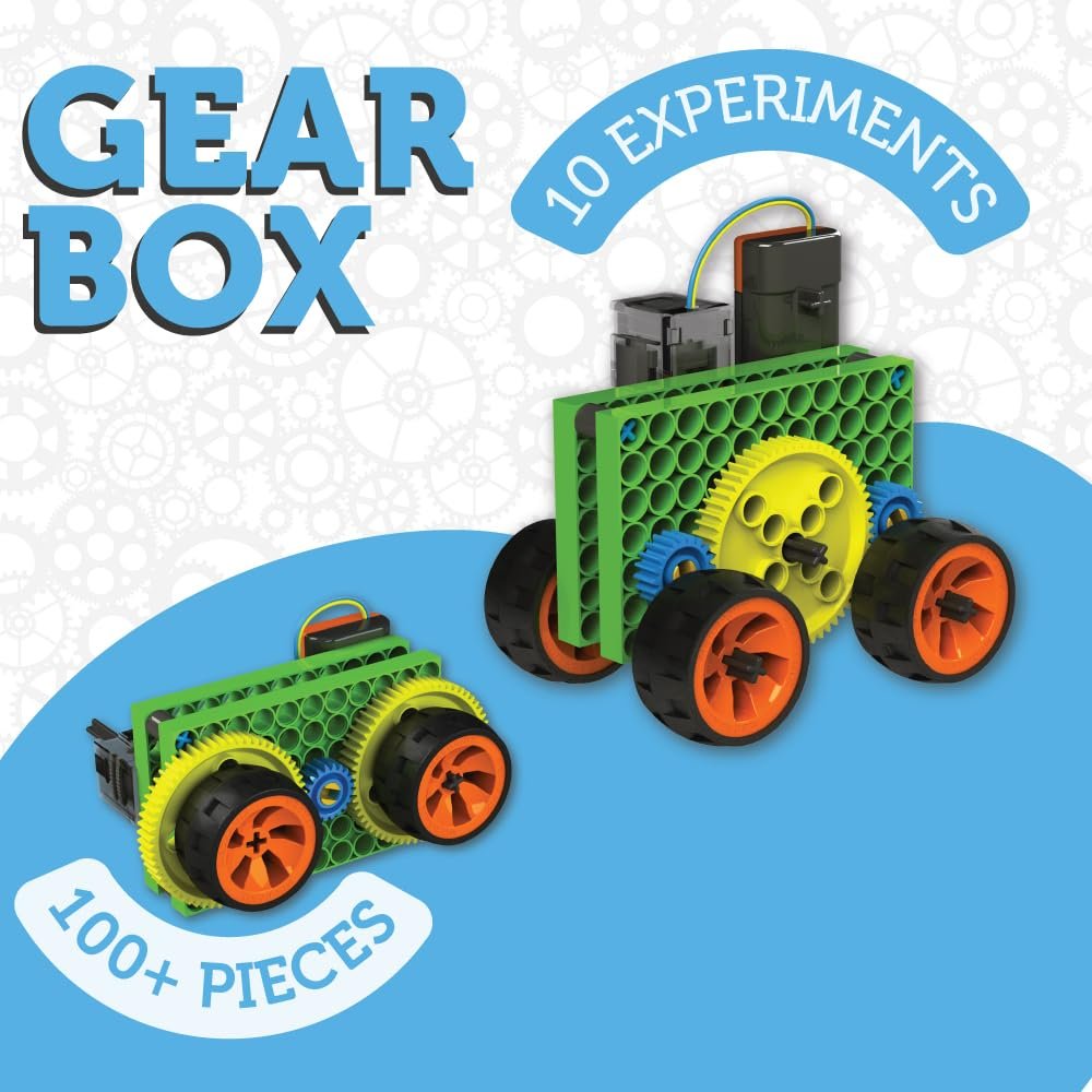 Blix Robotix - Gears Box, Science Kit, Educational DIY Building Set, Construction Toys, STEM Toys for 9+ Years Boys and Girls - Image 3
