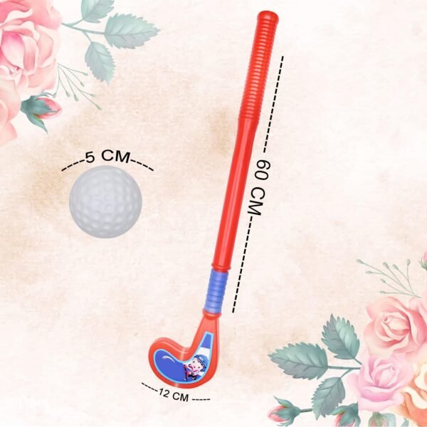 Verbier Hockey Set for Kids 2 Hockey Sticks 1 Ball Kids Party Return Gift (3-5 Year) Pack of 1 - Image 2