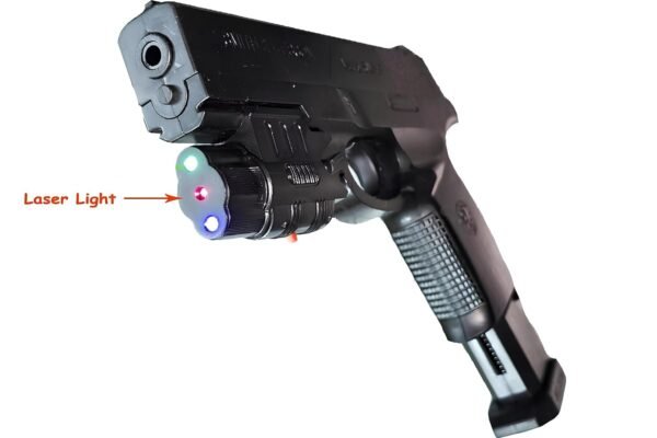 CAMBLY Quick Load Air Sports Laser Mauser Gun Toy with 120 BB Bullets | Big Size | Army, Police & PUBG Gun | Guns & Darts | Multicolor| Suitable for 8+ Age | - Image 6