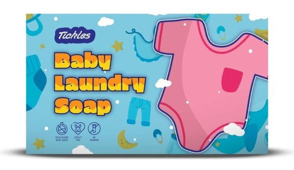 Tickles (Pack 3) Handmade Organic Washing Soap For Baby Clothes, Accessories Mainly for Sensitive Skin 100% Chemical Free Natural Laundry Soap Citronella Lavender & Unscented (360 gms) - Image 4