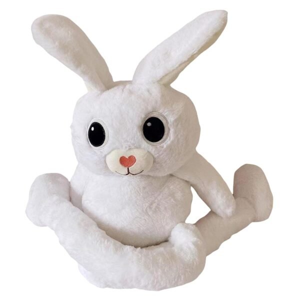 bnf® Long Ear Plush Bunny Cuddly Toy Stuffed Animal Toy for Boys Girls Kids White Baby | Toys for Baby | Plush Baby Toys - Image 4