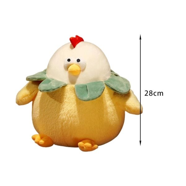 bnf® Cute Chick Hug Pillow Decoration Breathable for Dormitory Girls Boys Green 28cm Baby | Toys for Baby | Plush Baby Toys - Image 3