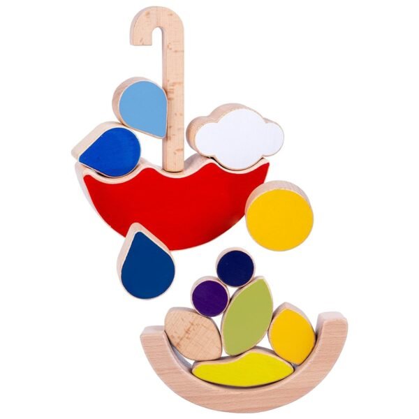 bnf® Stacking Blocks Parent Child Game Puzzle Toys for Kids Ages 3+ Umbrella Baby | Toys for Baby | Developmental Baby Toys - Image 5