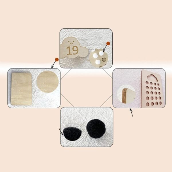 bnf® Board Game Counting Geometry Sorting Toy Number Board for Baby Children Kids Baby | Toys for Baby | Developmental Baby Toys - Image 5