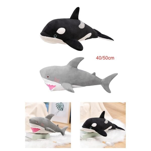 bnf® Realistic Animals Plush Toy Cute Animals Plush Doll for Children Family Kids Black 40cm - Image 6