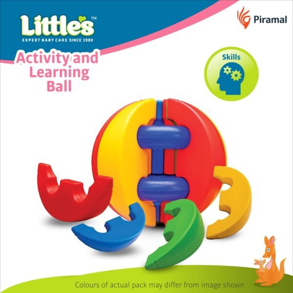 Little’s Activity and Learning Ball for kids | Learning Activity Toys for Kids | Multi-Colour Toddler Activity toys for 1 year old+ | Baby Toys | Infant and Preschool Toys - Image 5