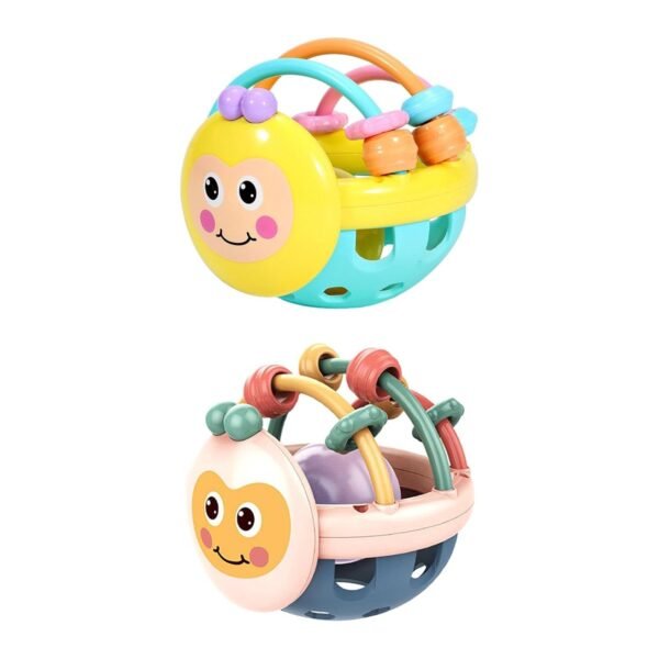 BNF Baby Rattles Toys Early Education Montessori Toys for Kid 0~12 Month Yellow | Baby | Toys for Baby | Rattles - Image 3