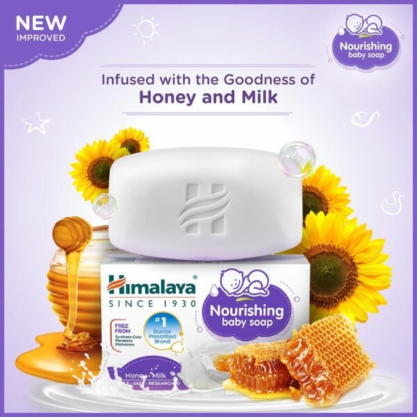 Himalaya Nourishing Baby Soap 75 Gm - Image 4
