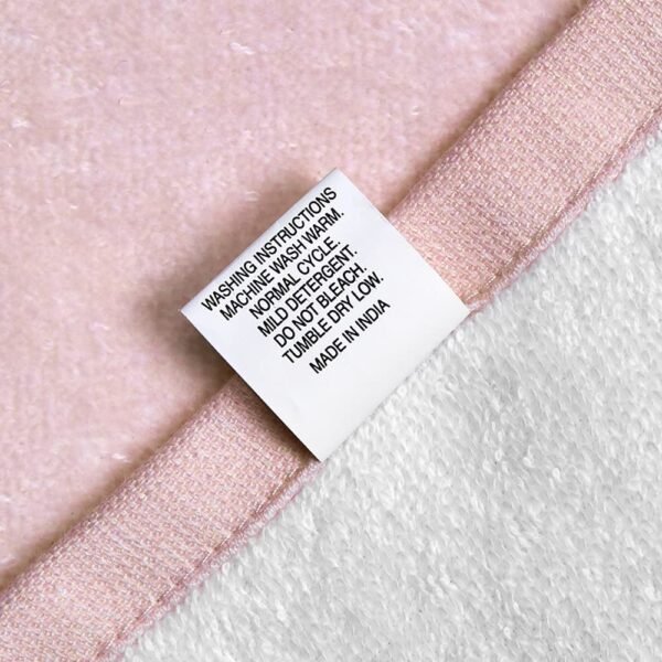 Wakefit Baby Towel for New Born | 380 GSM | Baby Bath Towel, Bath Towel for Kids, Stella Cotton (Set of 1, Peach) - Image 4