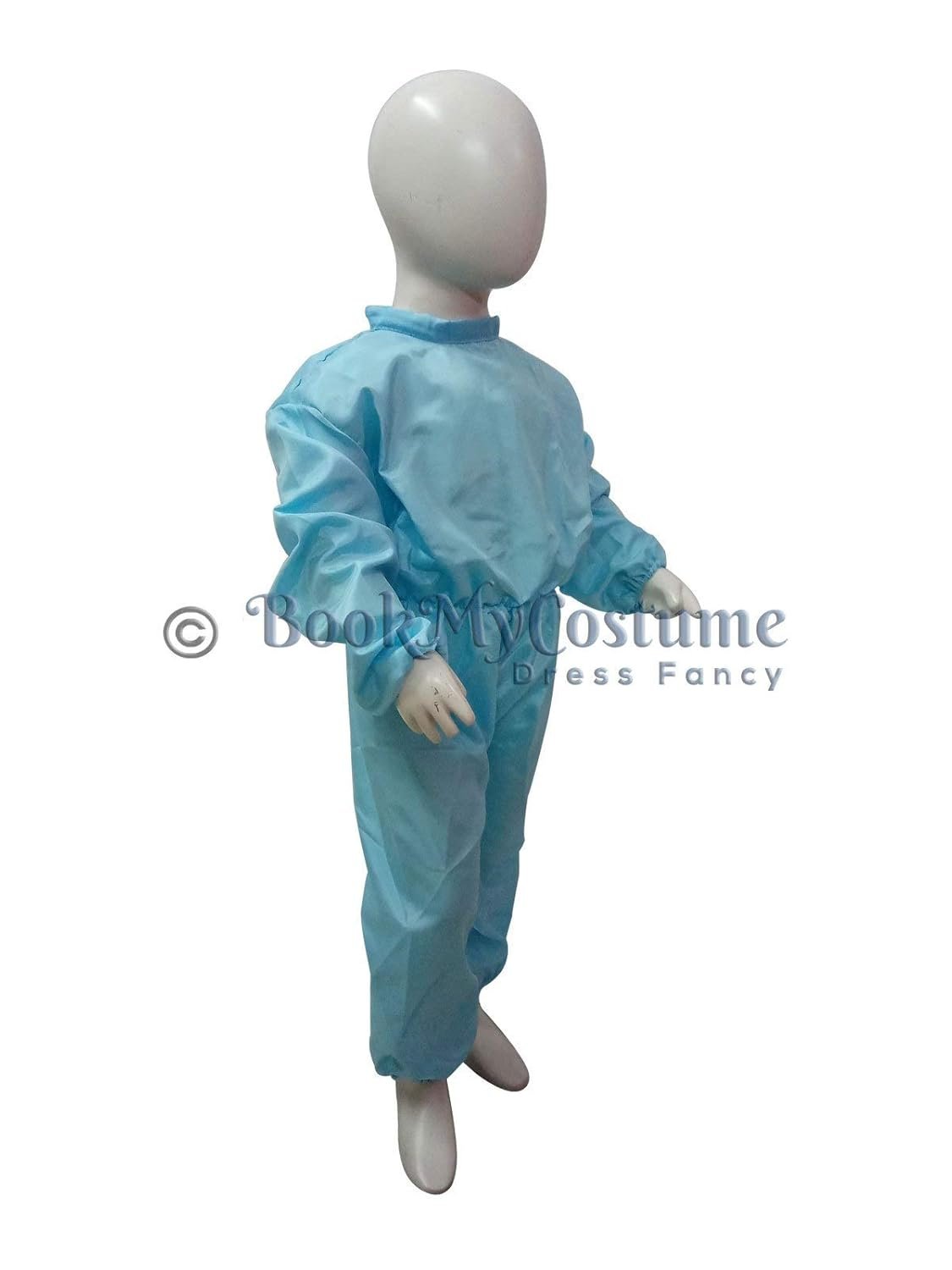 BookMyCostume Blue Jumpsuit River Water Cloud Sea Kids Fancy Dress Costume for Boys - Image 2