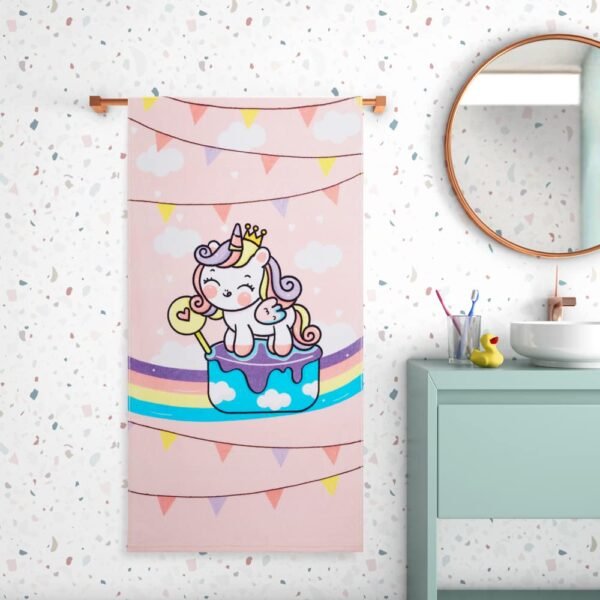 Wakefit Baby Towel for New Born | 380 GSM | Baby Bath Towel, Bath Towel for Kids, Stella Cotton (Set of 1, Peach)