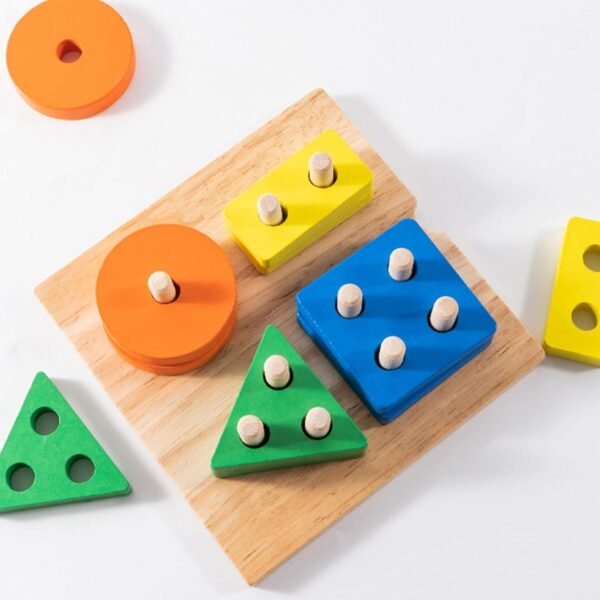 bnf® Activity Cube Toy Montessori Gifts Classic Wooden Toy for Baby Children Kids - Image 6