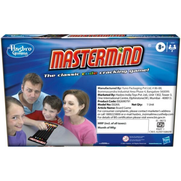 Hasbro Gaming Mastermind The Classic Code Cracking Game, Strategy Board Game for Kids and Adults, Board Game for Boys & Girls Ages 8+ - Image 5
