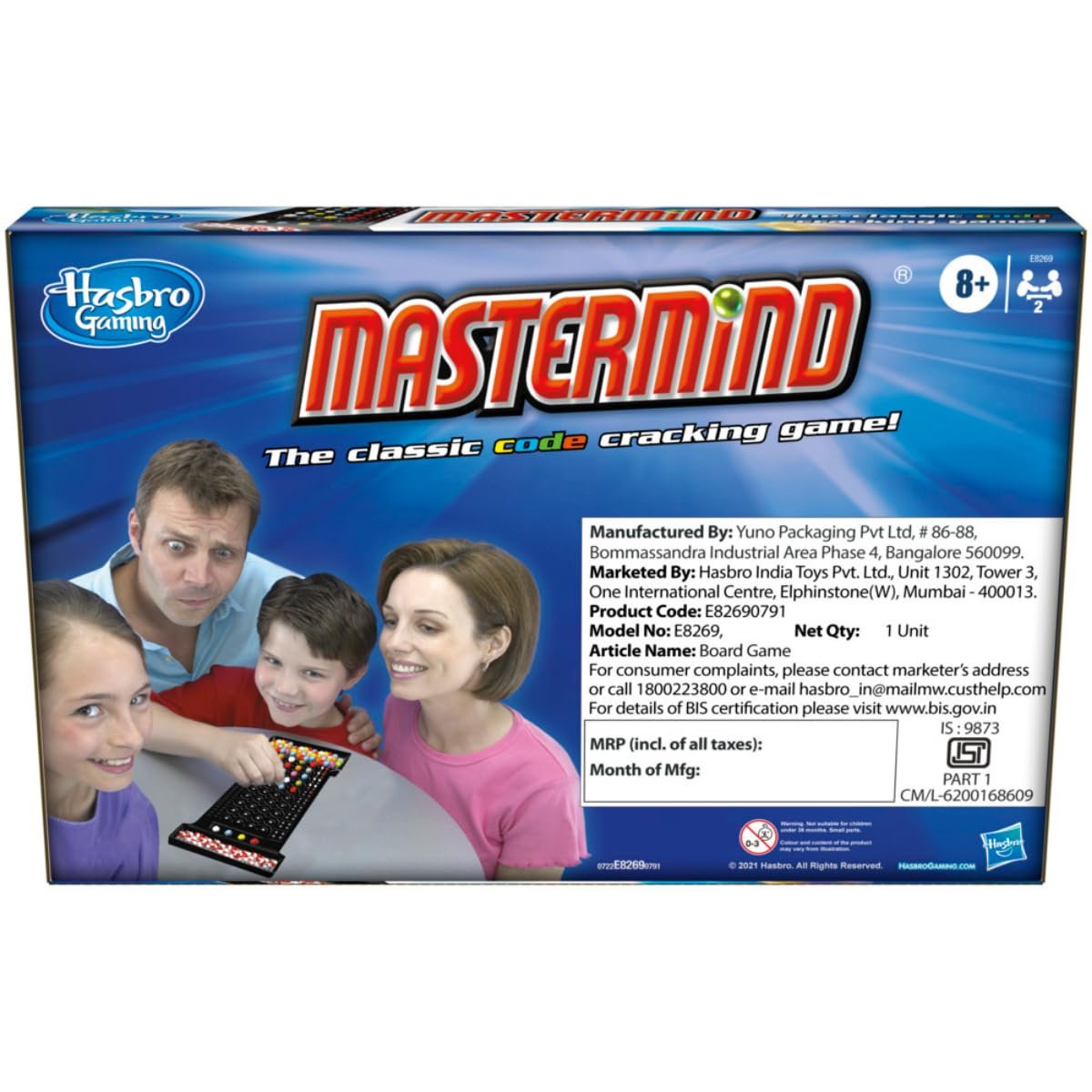 Hasbro Gaming Mastermind The Classic Code Cracking Game, Strategy Board Game for Kids and Adults, Board Game for Boys & Girls Ages 8+ - Image 5