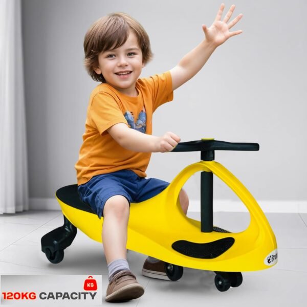 Swinging Nord Magic Swing Car for Kids 3-8 Years, Twister Ride on Toy With PU Wheels | Push Ride on Baby Car | Magic Car for Boys Girls | Presents for Children - Image 3