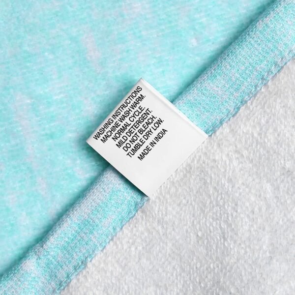 Wakefit Baby Towel for New Born | 380 GSM | Baby Bath Towel, Bath Towel for Kids, Bearhug Cotton (Set of 1, Blue) - Image 4