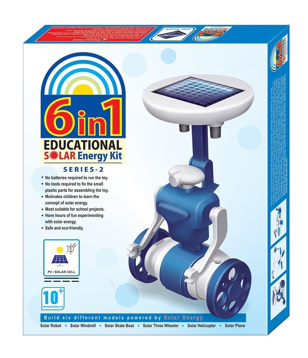 MUREN® 6 in 1 Solar Kit Series-2, Robot Toys for Kids, Learning Educational Science Kits, DIY Robot Kit Building Toys, Gifts for 8 9 10 11 12 13 Year Old Boys Girls