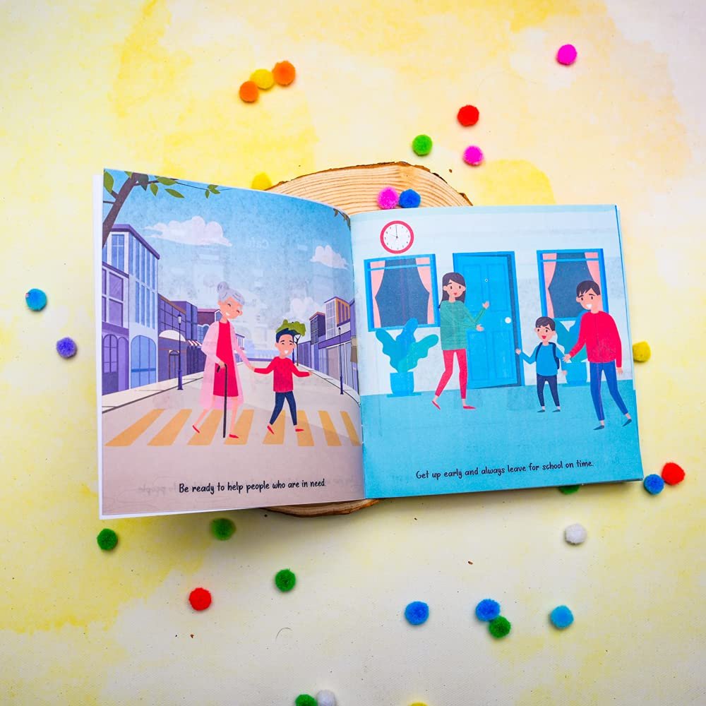 Good Habits vs. Bad Habits Game + Manners Booklet for 2-5 Years Old Babies | Booklet for Kids | Activity Toys for 2-5 Years Old Kids - Image 4