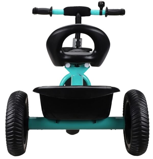 Minius Tricycle for Kids|Baby Trikes|Tricycle with Dual Storage Basket|Boys|Girls|Age Group 2 to 5 Years MM_7007 (Sea Green) - Image 5
