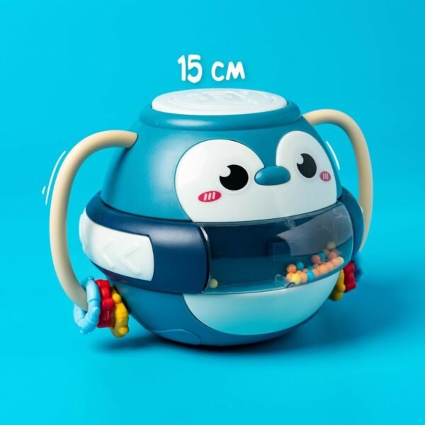 Funny Cute Plastic Baby Musical Toy Baby Hand Drum Rattle Toy for Kids with Light Music Toys for 1 2 Years Old