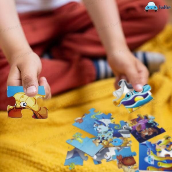 FunBlast Aquatic Animal Jigsaw Puzzle for Kids Jigsaw Puzzle for Kids of Age 3-5 Years – 24 Pcs (Multicolor, Size 30X22 cm) - Image 6