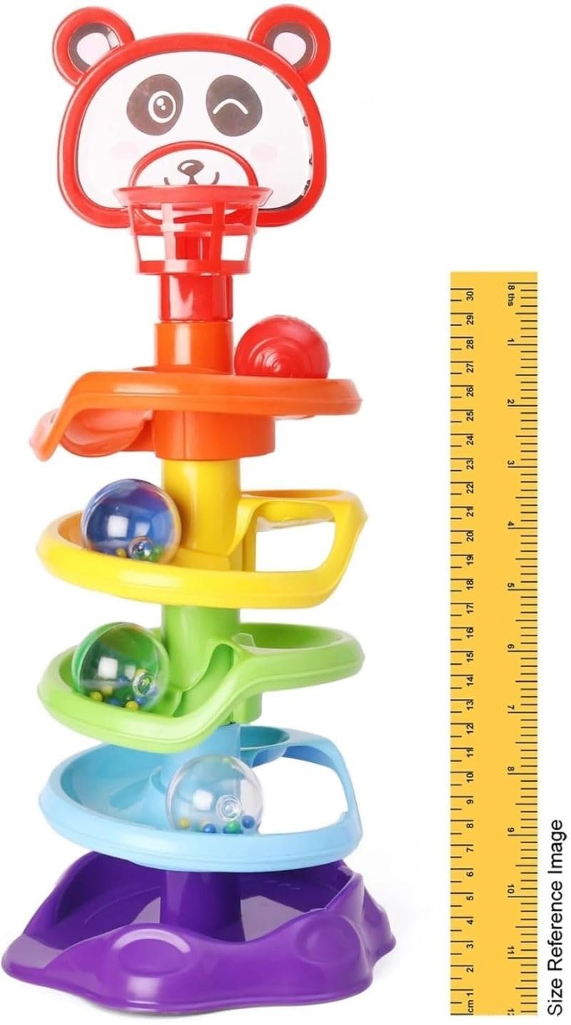 NEW PINCH 7 Ball Spiral Tower 2 Years Baby Activities Toys Child Toys 2-5 Years Toy for 1+ Years Activity Toys for 3+ Year Old Toddler Activity Toys - Image 3