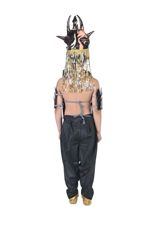 BookMyCostume Baahubali Warrior Indian Movies Character with Helmet Kids & Adults Fancy Dress Costume - Image 3