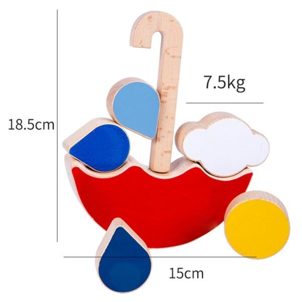 bnf® Stacking Blocks Parent Child Game Puzzle Toys for Kids Ages 3+ Umbrella Baby | Toys for Baby | Developmental Baby Toys - Image 3