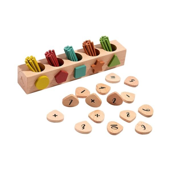 bnf® Shape Color Sorting Toy Montessori Math and Counting Toy for Boys Girls Kids - Image 6