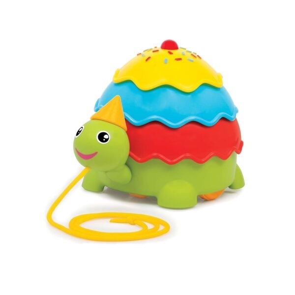 Giggles Funskool Pull Along Turtle, Activity & Learning Toy for Babies, Toddlers, For Baby Boys & Girls, Encourage Walking, Improve Balance, Multicolour, Gift Set for Kids, Ages 18+ Months - Image 3